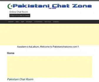 Pakistanichatzone.com(Pakistanichatzone) Screenshot