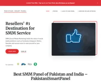 Pakistanismartpanel.com(#1 Top Best Cheapest Smm Panel of Pakistan and India) Screenshot