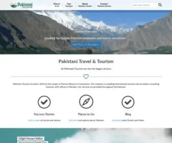 Pakistanitourism.com(Pakistani Travel and Tourism Services) Screenshot