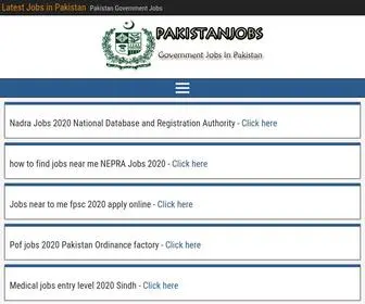 Pakistanjobs.site(Pakistan Government Jobs) Screenshot