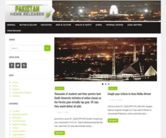 Pakistannewsreleases.com(Pakistan News Releases) Screenshot