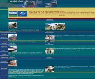 Pakistanrail.com(The train spotters site about Pakistan Railways) Screenshot