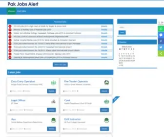 Pakjobsalert.com(Government and private jobs alert 2021 in Pakistan) Screenshot