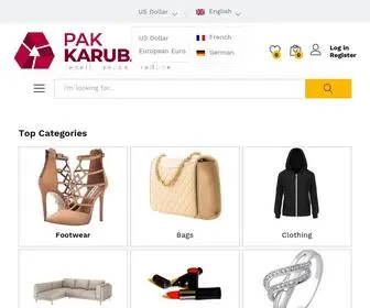 Pakkarubaar.com(Buy Branded Second Hand & Pre Loved Stuff in Pakistan) Screenshot