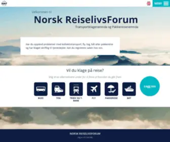 Pakkereisenemnda.no(Norsk ReiselivsForum) Screenshot