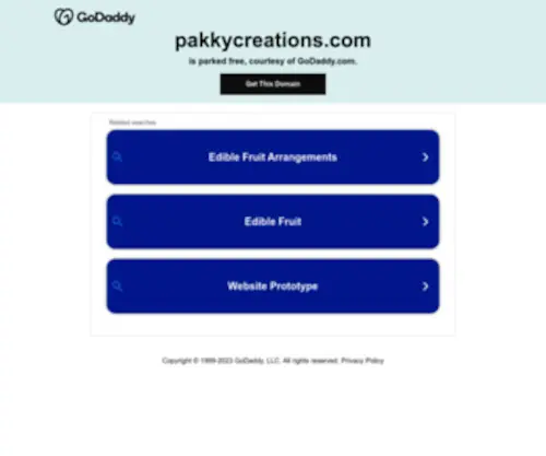 Pakkycreations.com(Pakkycreations) Screenshot