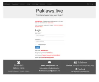 Paklaws.live(Pakistan's largest case laws library) Screenshot