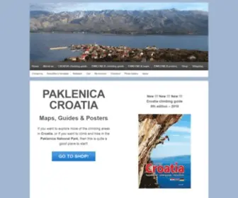 Paklenica-Croatia.com(Climbing guides) Screenshot