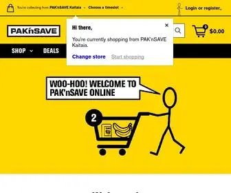 Paknsaveonline.co.nz(Online Grocery Shopping) Screenshot