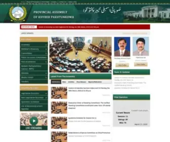 Pakp.gov.pk(KP Assembly) Screenshot