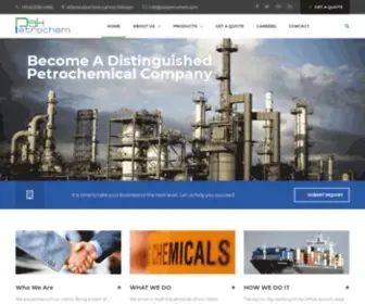 Pakpetrochem.com(Homepage 02) Screenshot