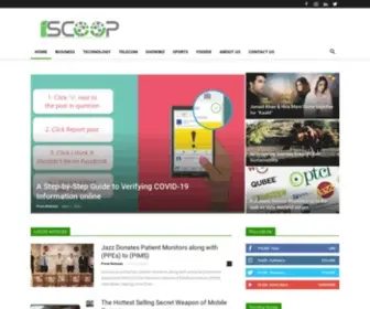 Pakscoop.com(Media Bites from Pakistan's Corporate Sector) Screenshot