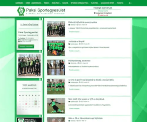 Paksise.hu(Sportegyesület) Screenshot