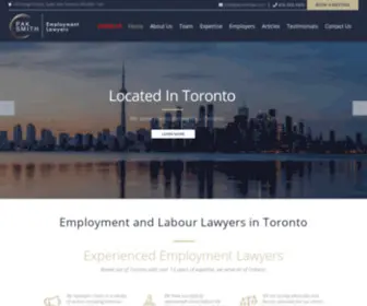 Paksmithlaw.com(Pak Smith Employment Lawyers) Screenshot