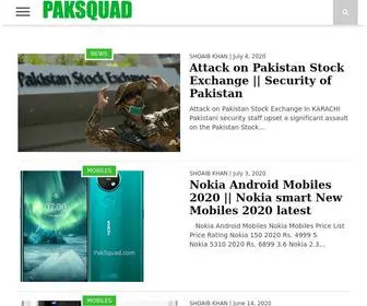 Paksquad.com(Top best Pakistani Website portal) Screenshot
