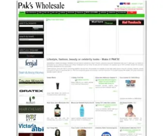 Pakswholesale.com(Afro hair and beauty products wholesale) Screenshot