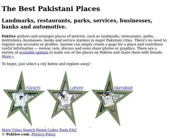Paktive.com(The Best Pakistani Places) Screenshot