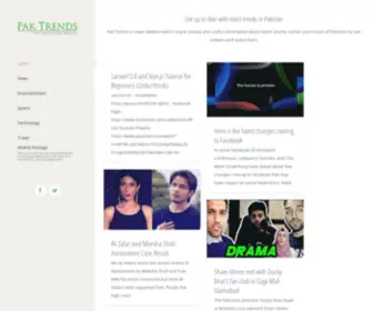 Paktrends.com.pk(Paktrends) Screenshot