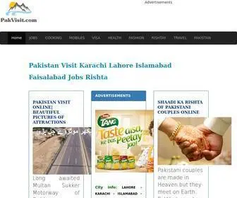 Pakvisit.com(Pakistan Visit Jobs Lahore Karachi Islamabad Faisalabad Pakistan Rishta Jobs) Screenshot