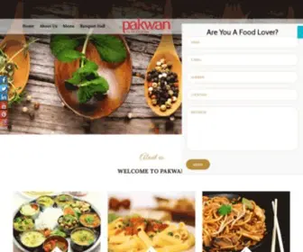 Pakwan-Restaurants.com(Best Vegetarian Restaurants in Bangalore) Screenshot