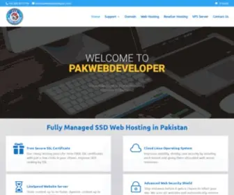 Pakwebdeveloper.com(Islamabad Hosting Company) Screenshot