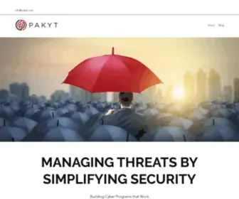 Pakyt.com(Managing Threats by Simplifying Security) Screenshot