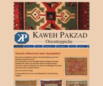 PakZad-Orientteppiche.de(Dr. amir pakzad) Screenshot