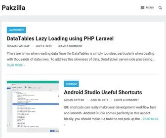 PakZilla.com(There are times when reading data from the DataTables) Screenshot