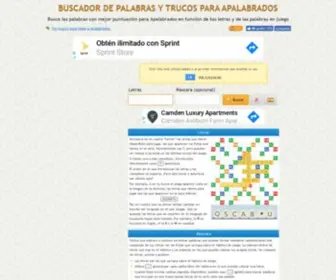 Palabras-Apalabrados.info(Buscador de palabras y trucos para Apalabrados) Screenshot