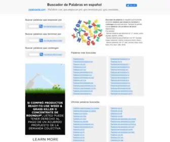 Palabrasde.com(Buscador de Palabras) Screenshot