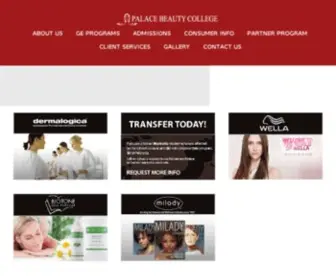 Palacebeautycollege.com(Palace Beauty College) Screenshot