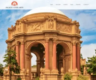 Palaceoffinearts.com(Palace of Fine Arts Event Venue in San Francisco) Screenshot