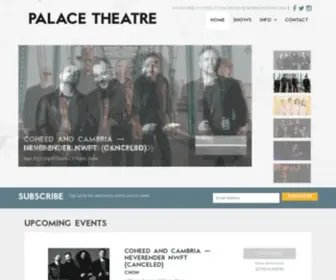 Palacestpaul.com(Palace Theatre) Screenshot
