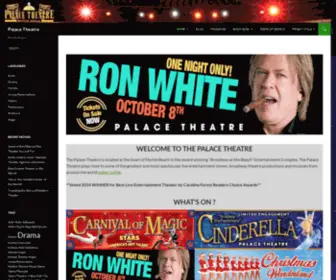 Palacetheatremyrtlebeach.com(Palace theatre Myrtle Beach) Screenshot