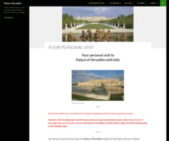 Palaceversailles.com(Palace Versailles) Screenshot