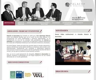 Palacio.com.ar(Palacio & Asociados) Screenshot