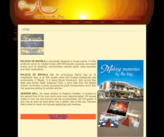 Palaciodemanila.com(Palacio De Maynila) Screenshot