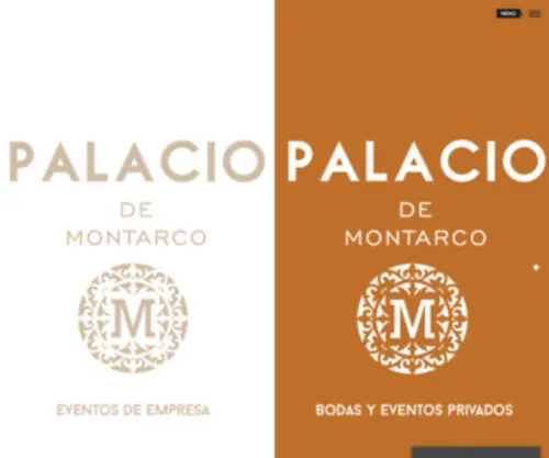Palaciomontarco.com(Palacio de Montarco) Screenshot