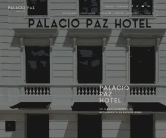 Palaciopazhotel.com(Palacio Paz Hotel) Screenshot