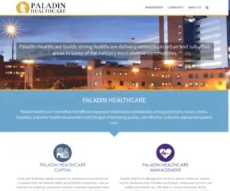 Paladinhealthcare.com(Transforming Healthcare) Screenshot