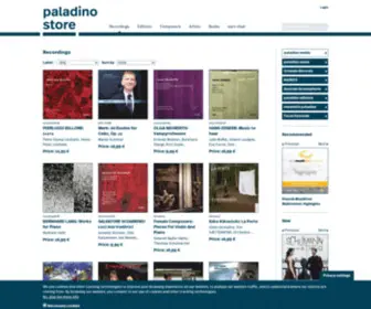 Paladinostore.com(Paladino store) Screenshot