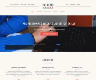 Palaemo.com(Design and web development from Ukraine) Screenshot