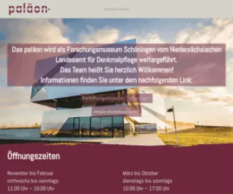 Palaeon.de(Und Erlebniszentrum) Screenshot