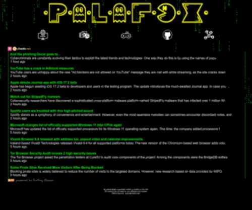 Palafox.dev(PALAFOX) Screenshot