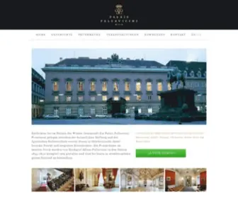 Palais-Pallavicini.at(Palais Pallavicini) Screenshot