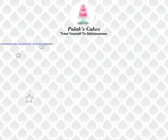 Palakscakes.com(Specialty Custom Cakes and Desserts) Screenshot