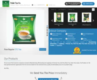 Palaktea.com(Palak Tea Co) Screenshot