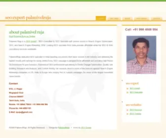 Palanivelraja.com(SEO Expert India) Screenshot