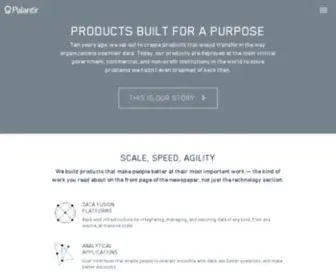 Palantir.tech(Palantir tech) Screenshot