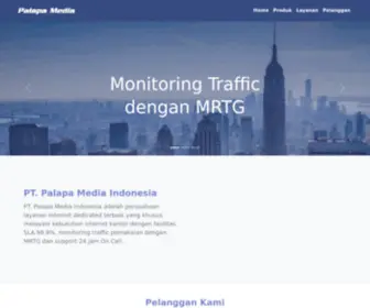 Palapamedia.net.id(Palapa Media Internet Service Provider "Your Trusted Connection") Screenshot